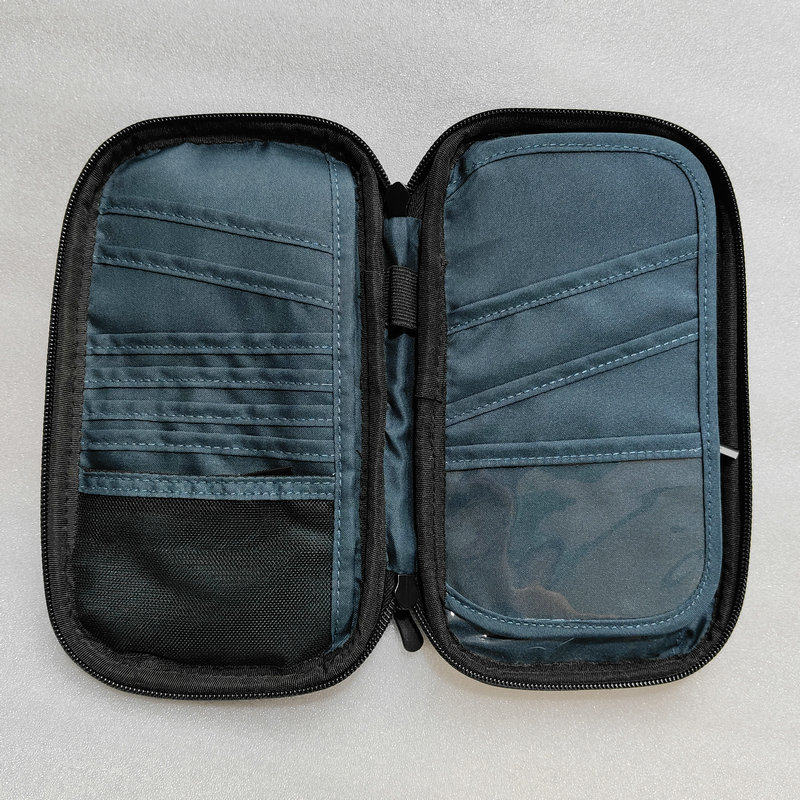 in stock Multi-function Anti-theft Brush Travel Passport Bag RFID Large Capacity Ticket Holder Hanging Neck Crossbody Passport ID Bag