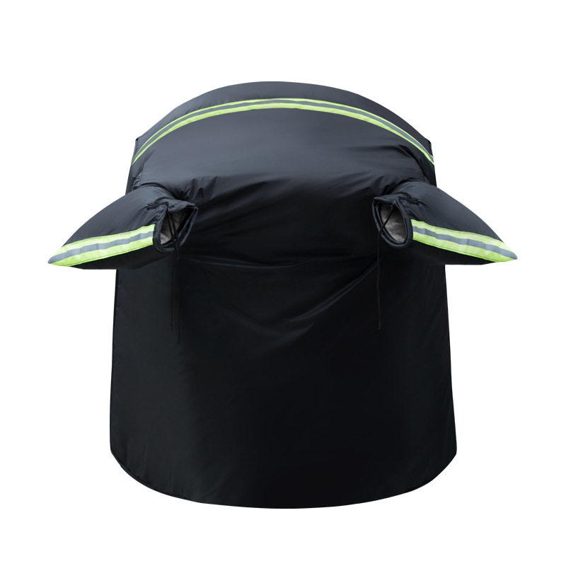 Electric tricycle windshield winter fleece-lined thickened special pedal straddle motorcycle battery car waterproof cover