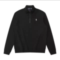 (Cotton) Stand up collar black white