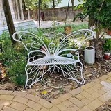Открытый внутренний двор бабочка стул из кованого железа для дома открытый сад балкон стул для отдыха в семье креативное декоративное кресло
