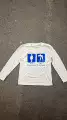 Your girl vs. my girl long sleeve tee (white)