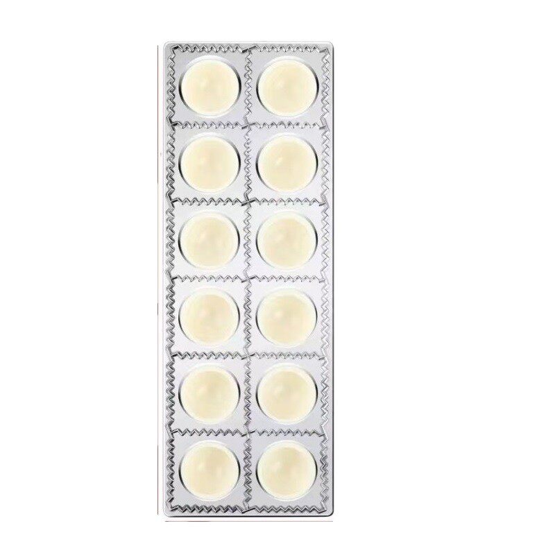 Cross-Border Italian Dumpling Mold Aluminum Alloy Dumpling Mold 12-Hole Dumpling Mold 5-Piece Set of Dumpling Mold Set