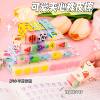 Creative Sandwich Eraser for Primary School Students, Transparent and Light Fragrance, Special Cute Jelly, Random Cut Shape Pencil Eraser t