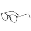 2021 TR90 Glasses Frame Men's and Women's Korean-style Round Transparent Color Flat Glasses for Students with Myopia Glasses Frame