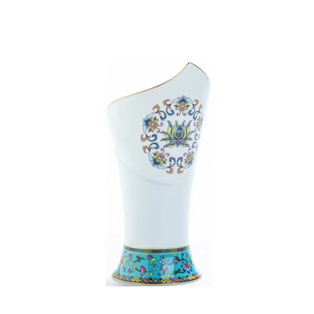 Ceramic Chopstick Holder with Drainage, Household Chopstick Cage, Kitchen Countertop Chopstick Basket, Chopstick Storage Container, Enamel Chopstick Holder