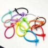 Manufacturer 210mm color silicone tie loose buckle self-locking tie strap diy handmade tie jewelry accessories