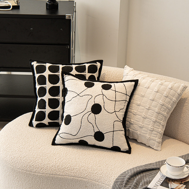 European and American Versatile Pillows, Accessible Luxury and High-End Pillows, Scandinavian Fabric Bed, Living Room Sofa Pillow Cover, Cushion with Core