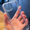 Suitable for Apple 17 Mobile Phone Case, Space Case, High Transparency Crystal iPhone 16 Promax Transparent 12 All-Inclusive Thick Anti-Fall