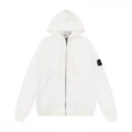 298 white terry dark zipper