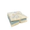 Class a Pure Cotton Double-Layer Yarn Four-Piece Set, Maternal and Infant Grade, Fresh Cartoon Pure Cotton Three-Piece Set, Fitted Sheet Style, Star-Themed