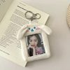 Cartoon Puppy Plush Card Holder Ins Style Polaroid Idol Card Holder Keychain Card Access Card