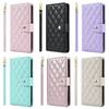 Suitable for iPhone 17 Small Fragrant Style Quilted Leather Phone Case Apple 1615 Card Holder Stand S25 Protective Case A17