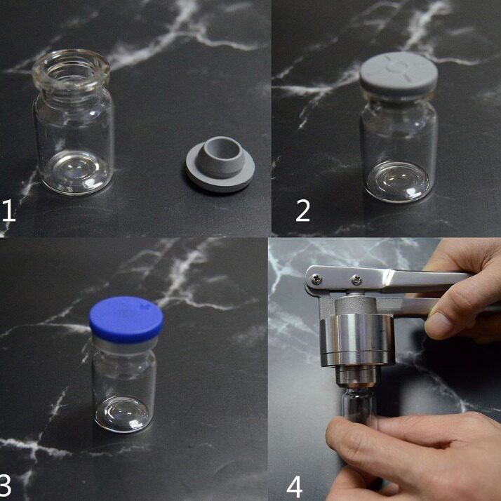 西林瓶手动压盖器香水瓶压盖钳/不锈钢口服液输液瓶封口机
