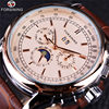 forsining men's fashion casual multi-functional Shanghai movement automatic mechanical watch