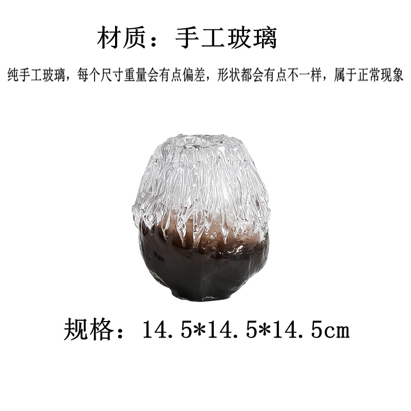 轻奢现代玻璃花瓶多款样板间售楼处北欧家居客厅餐桌软装家居饰品