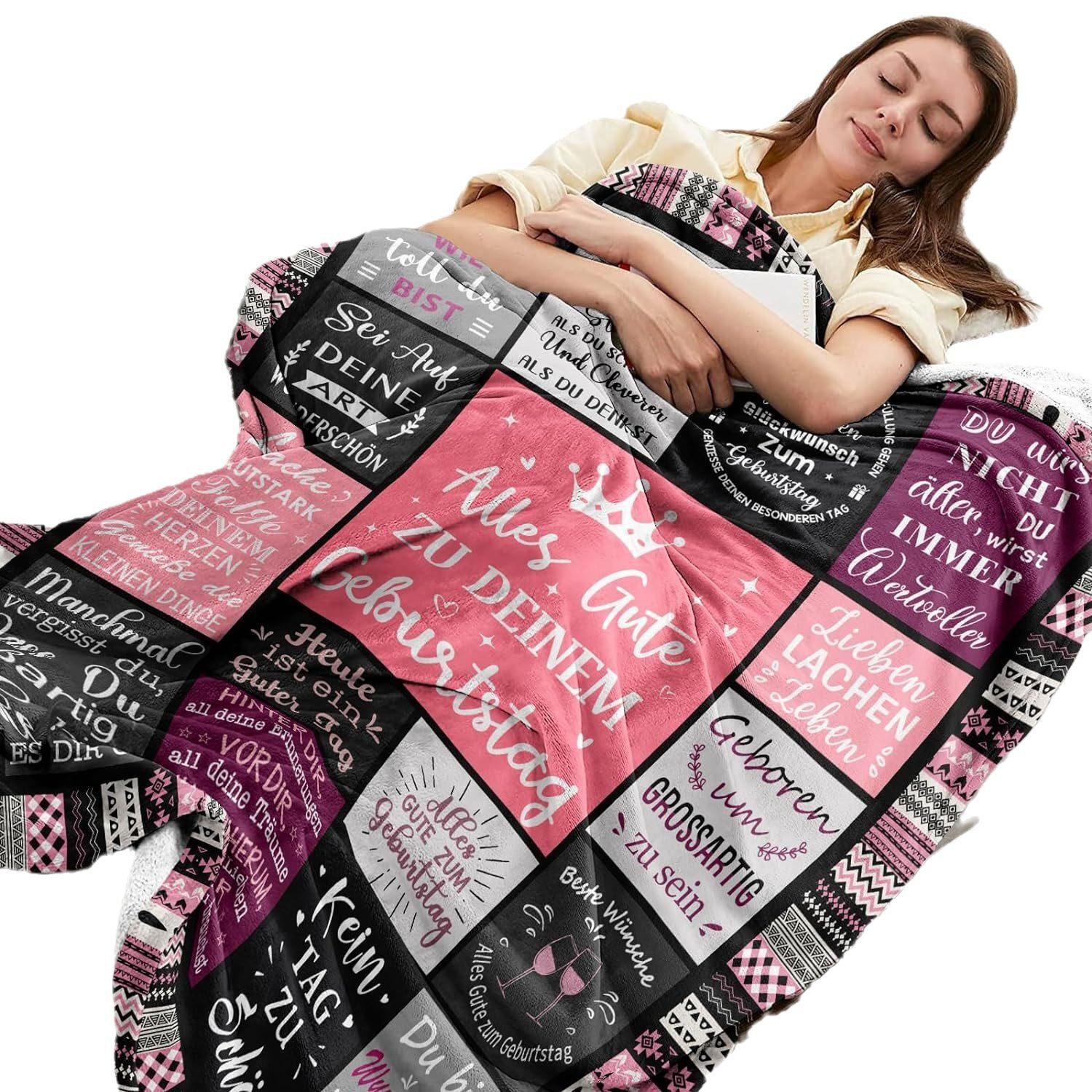 Jat Dropshipping Birthday Gifts for Ladies, Blankets for Mom, Girls, Wives, Sisters, Girlfriends, and Colleagues