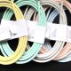 Suitable for Apple genuine color braided data cable XR/14 series low temperature fast charging ironing 20w fast charging cable braiding