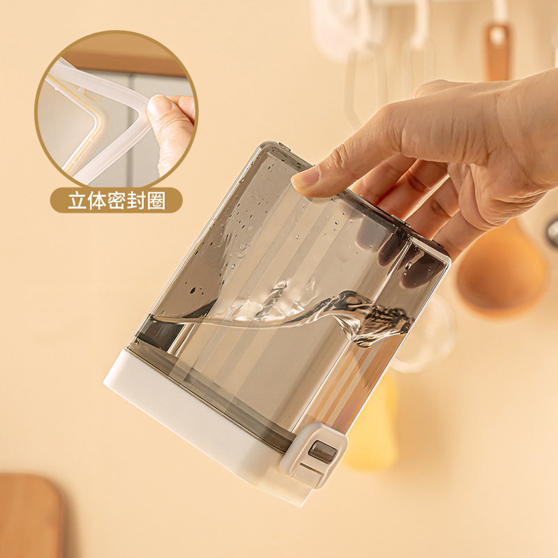 Nachuai Canned Food-Grade Sealed Jar Plastic Thickened Transparent Storage Box Snack Storage Grain Jar