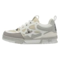 Donkey leaves-mesh white gray