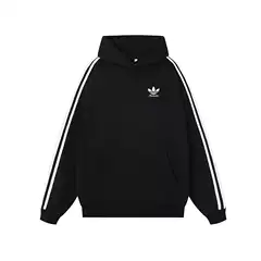 Heavy Weight 420g Hooded Sweatshirt for Men and Women 2025 Autum New Three-Stripes Versatile Couple Clover Loose Top