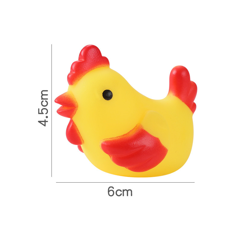 搪胶捏捏乐可爱动物小鸭子儿童洗澡戏水宝宝浴室沐浴益智玩具批发