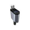 Cross-Border Popular 120W Car Charger Multifunctional Fast Charging Universal Retractable Alloy Digital Display One-To-Four Flash Charging Car Charger