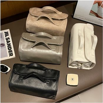 2025 New Four-In-One Cosmetic Bag, Portable, Large-Capacity Skin Care Product Cosmetics Bag, Foldableable for Travel and Business Trips