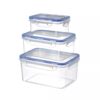 Kitchen Refrigerator Preservation Box Transparent Sealed Microwave Heat Resistant Plastic Food Meal Box Fruit Refrigerator Storage Box