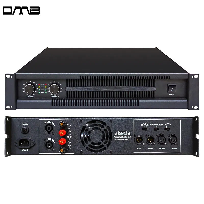 Vr1000Dba2U1500 Watt Digital Amplifier 4-Channel Amplifier Professional High-Fidelity Hifi High Power