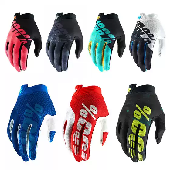 Cross-Border Hot Selling 100% Gloves Outdoor Cycling Gloves Mountain Bike Motorcycle Off-Road Downhill Long Finger Gloves