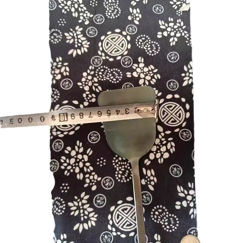 Household Kitchen Cooking Thickened Shovel Frying Shovel Wooden Handle Integrated Anti-scald Shovel Household Cookware suit