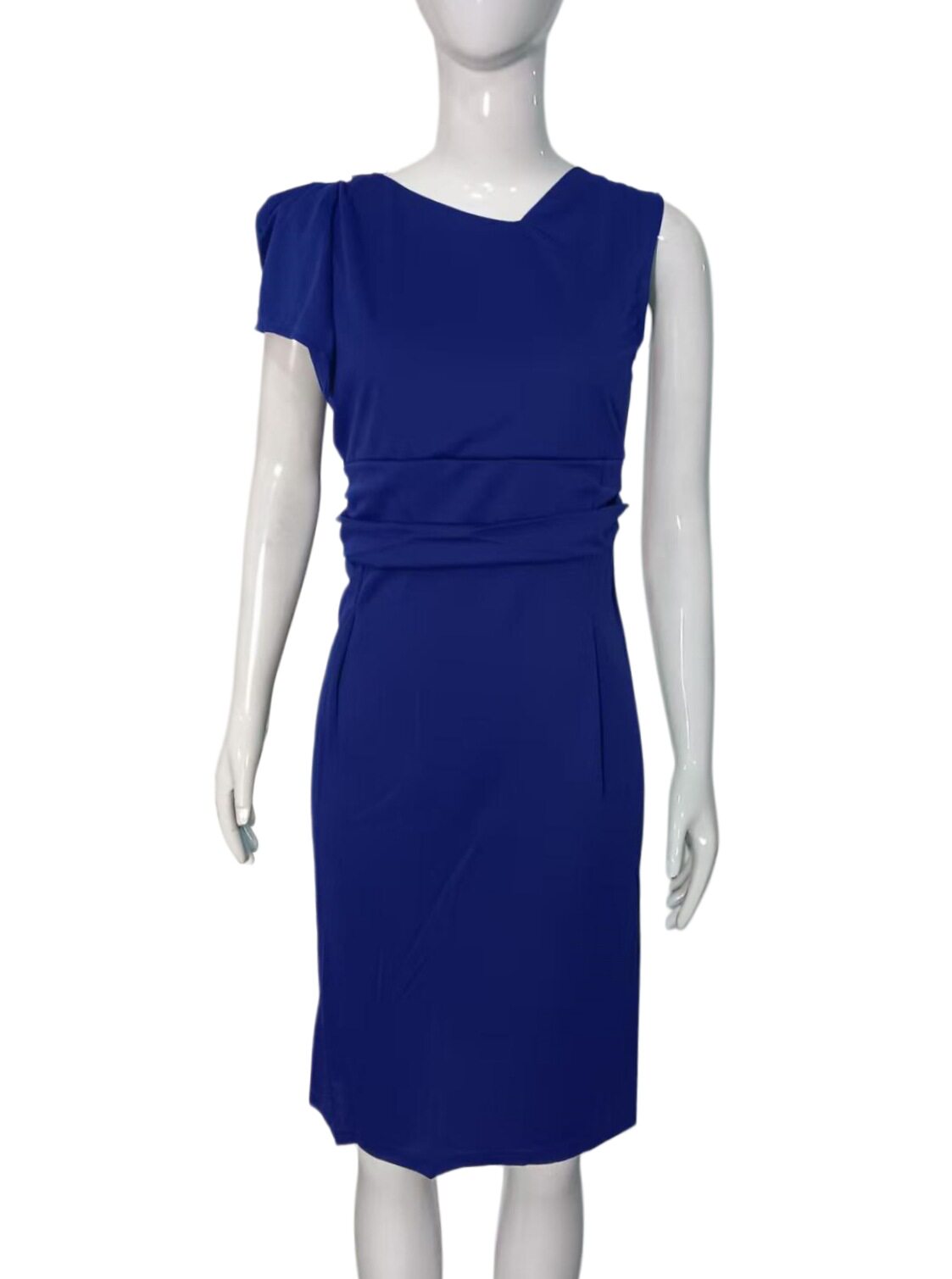 Ruffled Sleeve Bodycon Dress Pencil Fit Pleated Detail Elegant Style Perfect for Evening Events Wholesale Available
