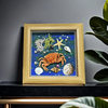 Crab Specimen Texture Painting Photo Frame Stereo Creative Photo Frame Ornaments Beach Shell Seascape Decorative Painting Cultural and Creative Gifts