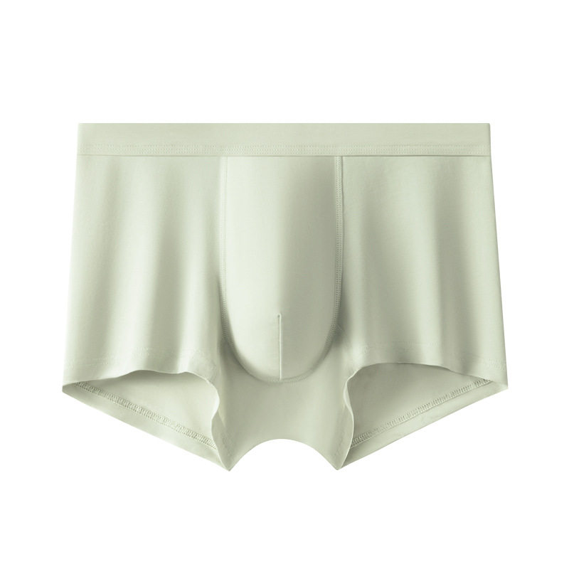 100-Count Xinjiang Cotton Men's Underwear, Mulberry Silk 7A Antibacterial Crotch, Breathable for Autumn and Winter, Large Size Men's Boxer Briefs