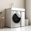 Small Apartment Balcony Laundry Cabinet All-In-One Bathroom Drum Washing Machine Cabinet with Washboard Bathroom Balcony Bathroom Cabinet
