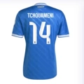 25/26 real madrid’s second away game printed with no. 14 star