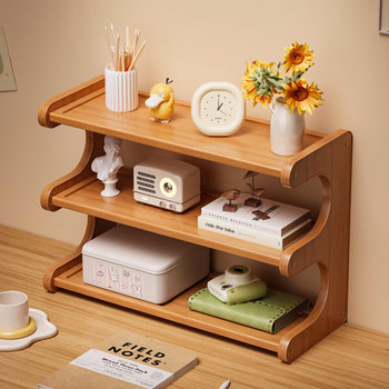 Desktop Storage Rack Multi-layer Storage Rack Bookshelf Kitchen Supplies Office and Home Cup Holder Home Goods Storage Rack