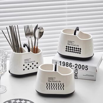 Kitchen Chopstick Holder Household Chopstick Storage Box Chopstick Basket Spoon Storage Tube Tableware Chopstick Cage Chopstick Storage Rack