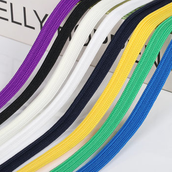 1cm color polyester core wrap female band cheongsam edge band garment knitting piping ribbon spot