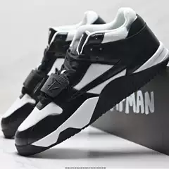 Putian Shoes Pure Original First Layer Leather Cut the Check Travis Scott Aj Reverse Hook Joint Basketball Shoes
