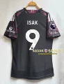 2627 liverpool away custom #9 player jersey + league captain's armband