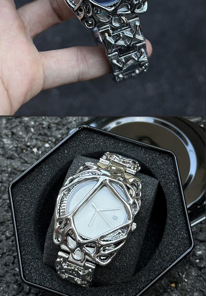 Millennium Y2K Watch Men's Spider Web Alabaster European and American High-End Waterproof Cross-Border Popular Men's Watch 68 O1CN01CmbbqN1PLRUI6wKc2 !!2218131131824 0 cib