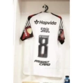 25-26 flamengo away no. 8 full sponsor + armband