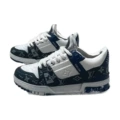 L Trainer denim blue (pair of naked shoes)