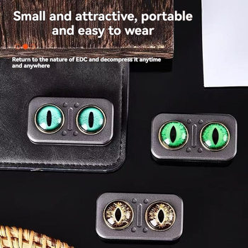 Owl Edc Fidget Spinner Slider Push Card Spinner Metal Fidget Toy Trendy Stress Relief Portable Decompression Gadget