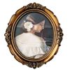 European Retro Accessible Luxury Oval Decorative Picture Frame Embossed Resin Photo Frame Entrance Photo Wall Living Room Photo Frame Ready Stock