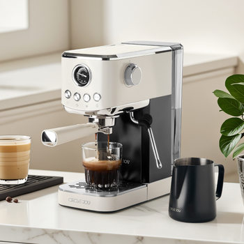 Circle Joy Hot and Cold Dual-Extract Semi-Automatic Coffee Machine for Home Use Italian Espresso Small All-In-One Commercial