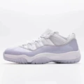J11 low top white purple