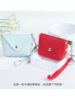 Mini Coin Purse Simple Leather Coin Bag Portable Earphone Bag Small Fresh Sundries PU Carry-on Ins Style