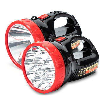 LED Portable Searchlight high power fishing patrol miner's lamp 15LED lamp high power fire flashlight